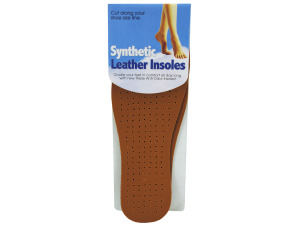 Synthetic leather insoles