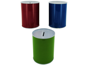 Tin money bank