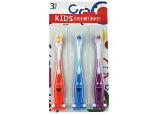 Fun kids toothbrush set