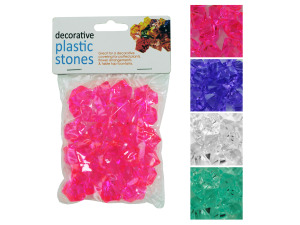 Plastic decorative rocks