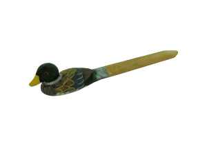 Wood duck letter opener