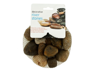 Large decorative river stones