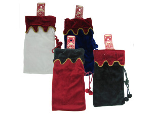 Felt bottle bag, assorted colors.
