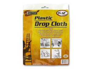 Plastic drop cloth