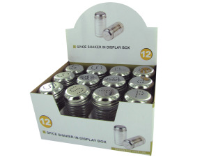 Glass salt and pepper shakers, choice