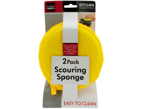 Round scouring sponge set