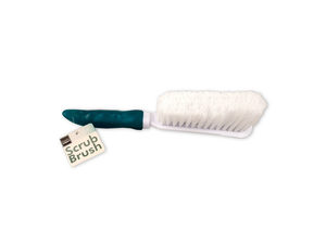 Scrub brush with handle