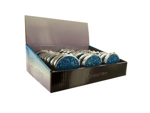 Glittering compact mirror display