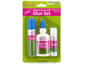 Stationery and craft glue set