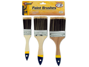 Paint brushes, pack of 3