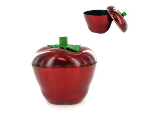Plastic apple trinket box