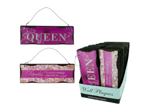 saying plaque with wire hanger 36 per pdq