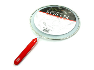Mesh splatter screen