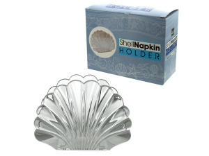 Shell-shaped napkin holder