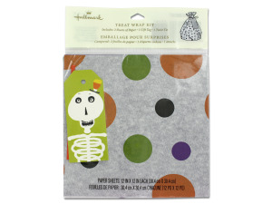 Halloween themed gift wrap kit