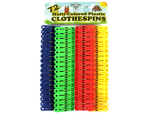 Plastic clothespin set