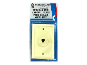 Modular jack and wall plate