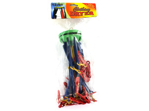 Clothing dryer with 12 pegs