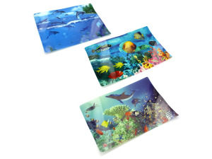 Bright butterfly plastic placemat