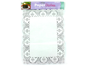 Paper doilies, rectangles, pack of 10