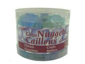 Glass ice nuggets, 250 grams