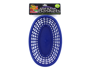 Oval food basket