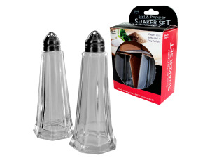 Salt and pepper shaker set