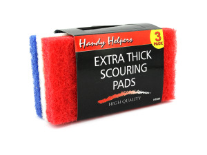 Extra thick scouring pads