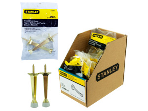 Brass doorstops counter top display