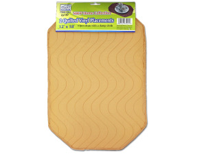 Quilted vinyl placemats, pack of 2