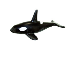 ceramic orca whale 37494