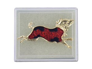 Dog fashion pin