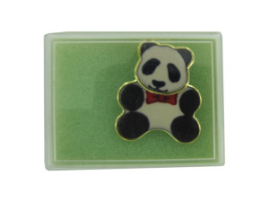 Panda bear fashion pin