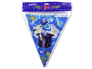 "Hocus Pocus" magic flag banner