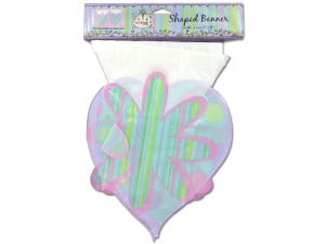 "Birthday Vogue" plastic banner