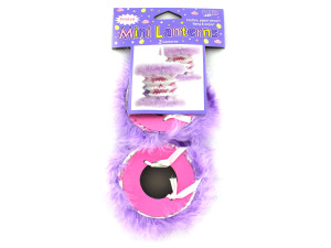 Furry and festive bunny lanterns, set of 2