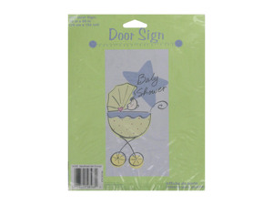 "Baby Shower" door sign