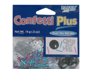 "Over the Hill" confetti mix
