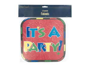 "It's a Party" cut-outs