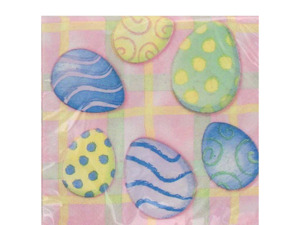 easter egg napkins- 20 in a pack