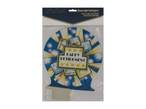 happy retirement honeycomb centerpiece