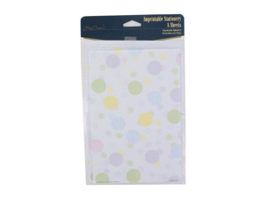 "New Baby" imprintable stationery
