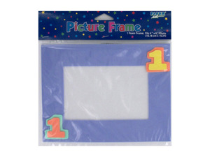 The "Cake's on Me" foam picture frame