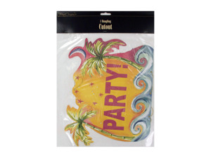 "Tropicana Beach" dangling cutout