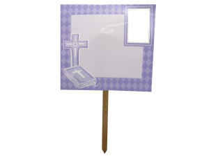 Confirmation/communion photo yard sign
