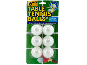 Table tennis balls