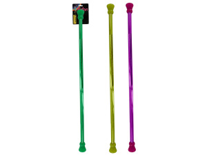 Plastic glitter baton