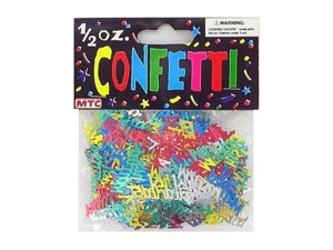 Just Married confetti