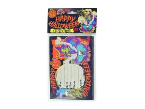 Halloween invitations, pack of 8