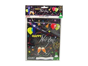 New Year's party bags, pack of 8